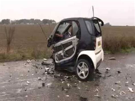 Smart Car A Couple Were Treated For Minor Injuries At The Local