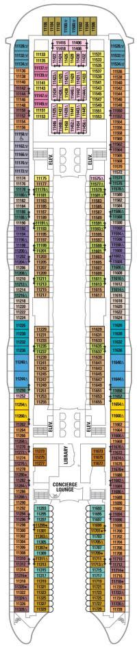 Explore the ship deck plans for royal caribbean cruise's allure of the seas to help you find the best location on board for your next destination by sea. Deck 11 - Allure of the Seas Deck Plans | Royal Caribbean Blog