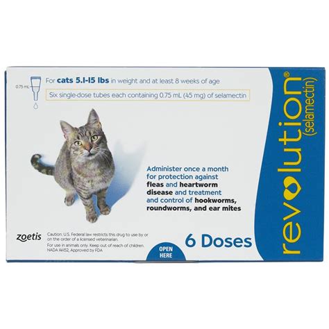 If your cat has parasites, revolution might be the answer. Revolution for cats | Revolution for kittens dosage at ...