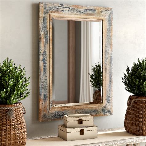 One Allium Way Janie Rectangular Wall Mirror And Reviews Wayfair