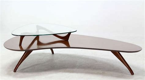 Shop wayfair for the best kidney shaped coffee table. Mid-Century Modern, Kidney Organic Shape, Walnut Coffee ...