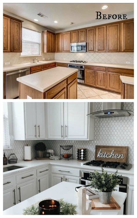 27 Inspiring Kitchen Makeovers Before And After Cheap Kitchen