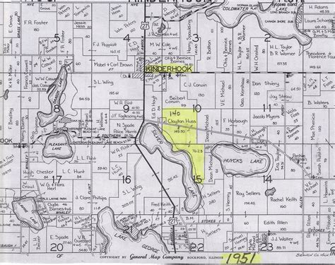Plat Map Plat Map 1951 Kinderhook Townhip Branch County Mi Flickr