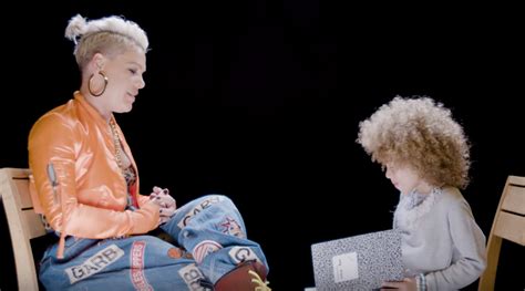 Video Pop Singer Pink Had The Cutest Q And A Session With A 5 Year Old