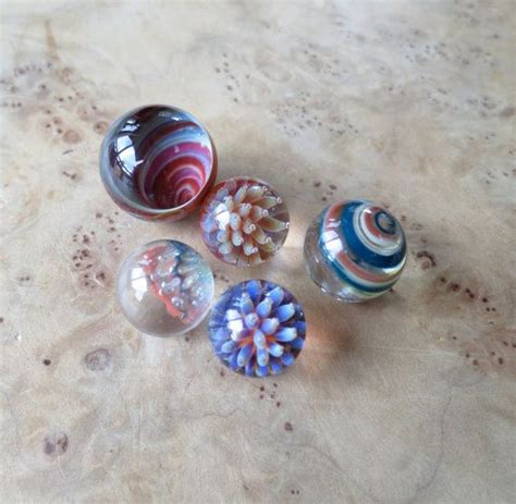 Reserved For Erin Colorful Glass Marbles Borosilicate Etsy Uk Glass