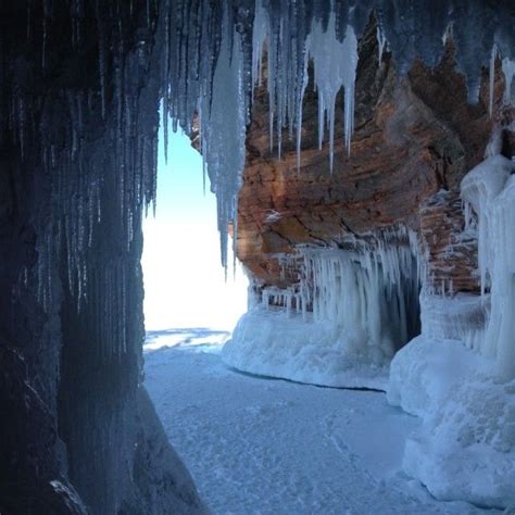 Ice Caves Apostle Islands Lake Superior 2014