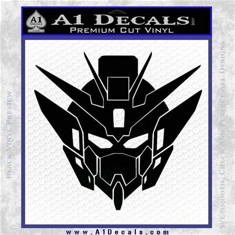 Gundam Wing Anime Zero Head Decal Sticker A1 Decals
