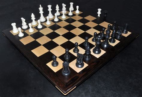 Sweet Hill Wood Chess Boards Wenge Chess Board With 2¼ Inch Squares