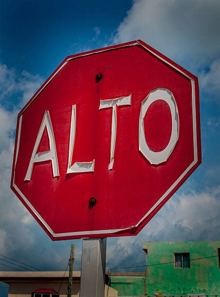 Stop Signs In Mexico Stock Photos Pictures And Royalty Free Images Istock