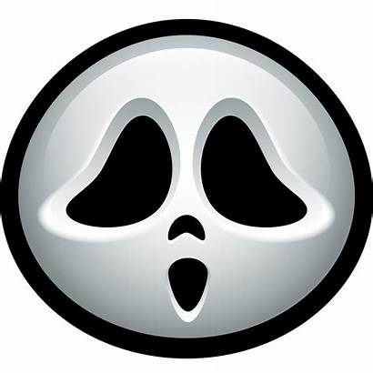Ghost Ghostface Scream Clipart Face Halloween Icon