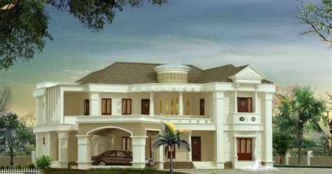 Bungalow Style Kerala House Elevation At 3500 Sqft