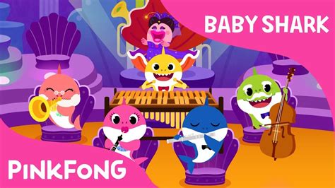 Orchestra Sharks Baby Shark Pinkfong Songs For Children Youtube