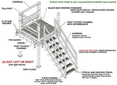 Prefabricated Stair Landings Stair Landing Stairs Diamond Plate