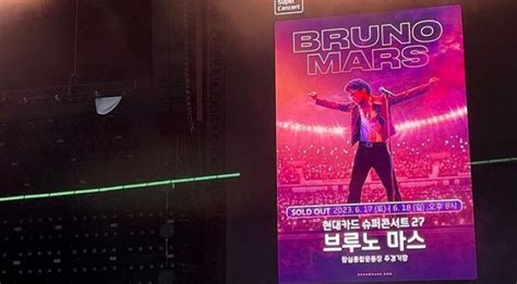 Dihadiri Oleh Sejumlah Idol K Pop Intip Meriahnya Konser Bruno Mars Di Korea Id