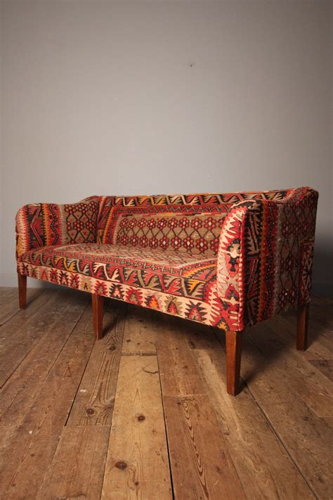 Home of bespoke kilim furniture, hundreds of unique handmade kilim sofas, stools and kilim cushions. Stunning 19th C. Kilim Sofa | 619592 | Sellingantiques.co.uk