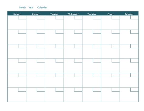 Monthly Calendars To Print And Fill Out Graphics Calendar Template 2021