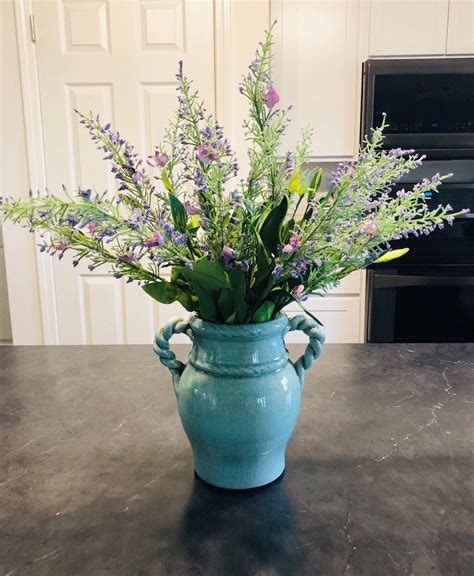 Silk peonie floral arrangement and centerpiece in vase. Farmhouse arrangement cottage arrangement everyday | Etsy ...