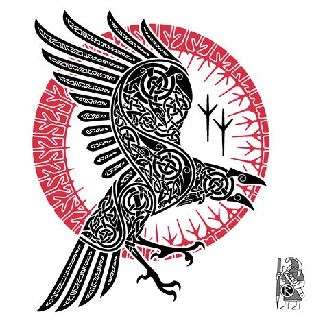 Ragnars Raven By Raidho Нордические татуировки Символы викингов