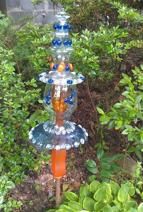 Laura S Garden Art Totem Free Instructions How To Make Glass