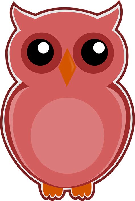 Owl Pink Bird รูป นก ฮูก สีชมพู Clipart Full Size Clipart 904871