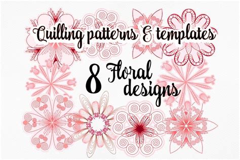 Paper Quilling Floral Pattern Collection