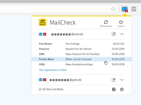 Webde Mailcheck For Firefox V655 Best Extensions For Firefox