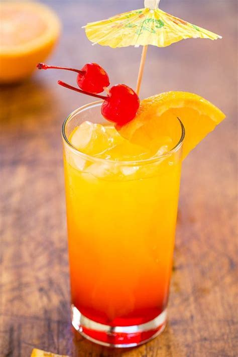 Tequila Sunrise Recipe Tequila Mixed Drinks Tequila Sunrise Cocktail Tequila Sunrise