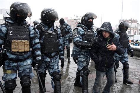 Russian Police Arrest Thousands In Pro Navalny Protest Politico
