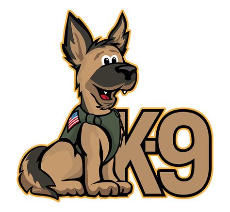 K 9 Dog Cartoon Illustration Digital Art By Jeff Hobrath Fine Art America