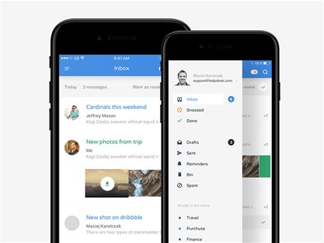 Inbox Mobile New Experience By Maciej Karolczak Galaxy Phone Samsung