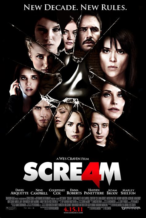 Çığlık 4scream 4 2011 Scream Movie Poster Horror Movies Scream Movie