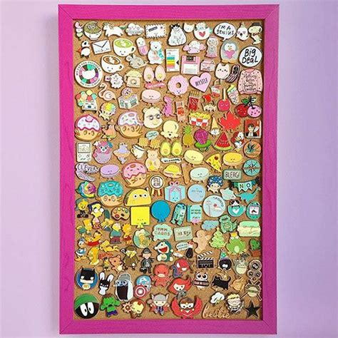 Cute Ways To Display Your Enamel Pins Pin Collection Displays Disney