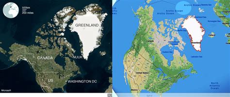 How Big Greenland Really Is Boing Boing