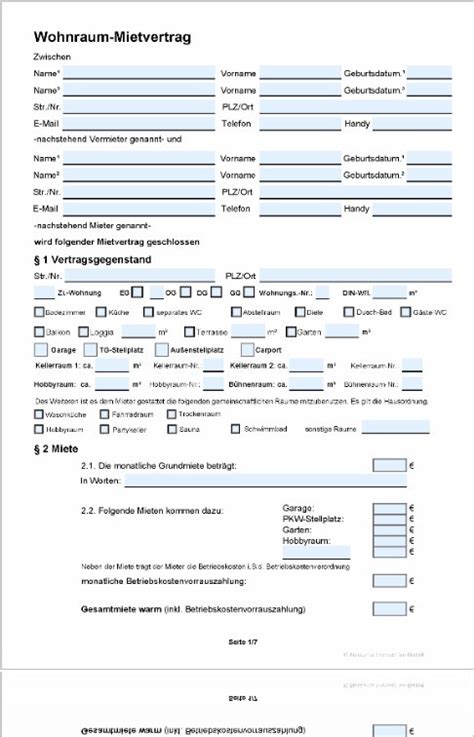 Nach erfolgter registrierung kaufen und erstellen sie ihre verträge in einfachen schritten online. 20 Besten Mietvertrag Haus - Beste Wohnkultur, Bastelideen ...