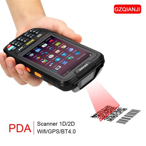 Wifi Barcode Scanner Pda Scanner 1d Laser 4g 2d Qr Barcode Reader Pda