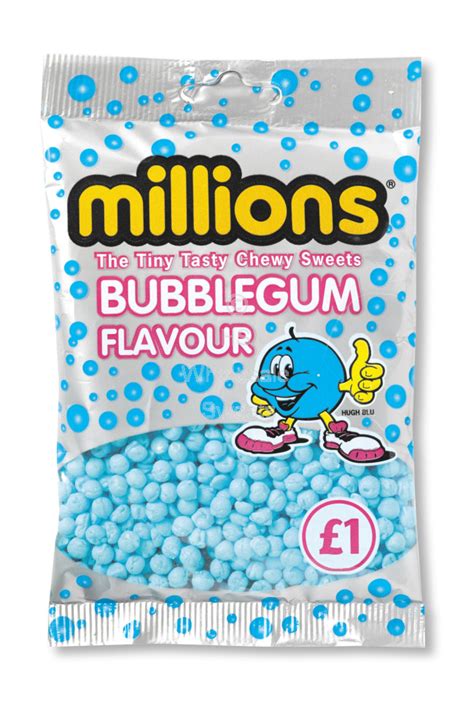 Millions Bubble Flavour 100g Bags Pmp 12 Count