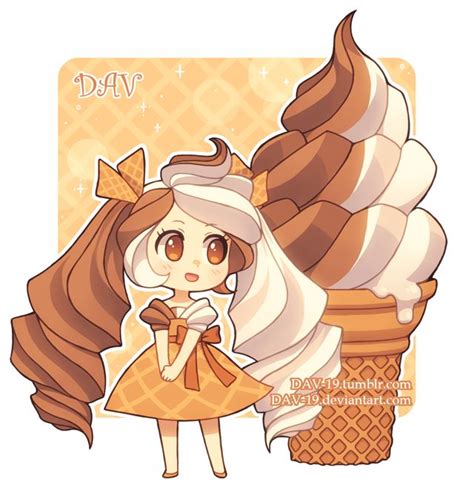Soft Serve Ice Cream Chan Design By Me My Tumblr Dav 19