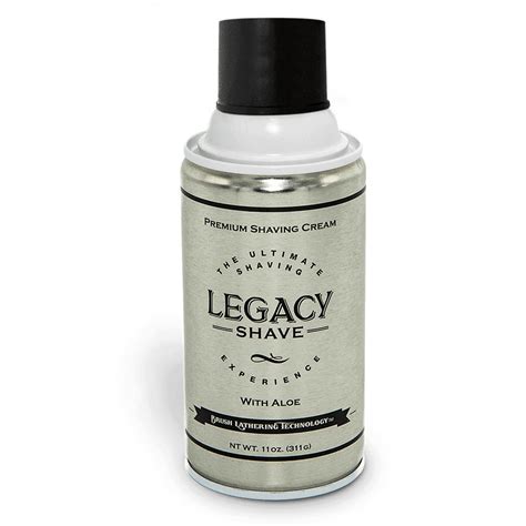Legacy Shave Cream w/ Aloe: Can with Cap - Legacy Shave ...