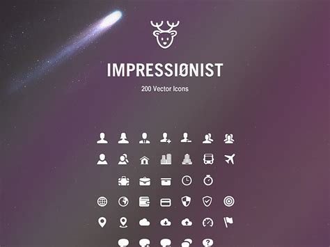 Impressionist Vector Icons Pack More By Sergey Shmidt 💡 On Dribbble