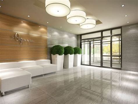 Gorgeous Lobby Love The Planters And The Accent Wall Lobby Interior