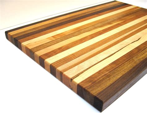 Handmade Wood Cutting Board Large Multi Species