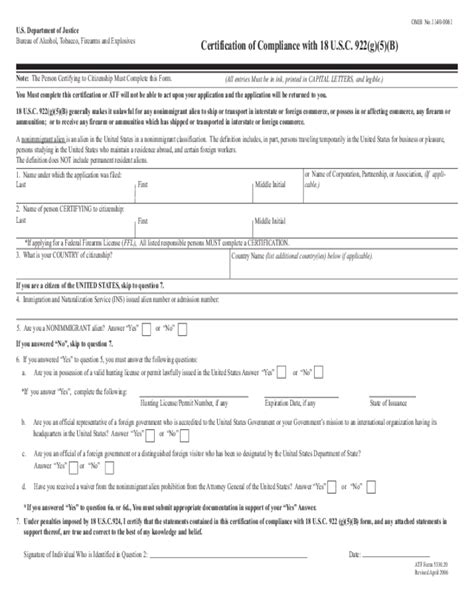 Certification Of Compliance With U S C G B Edit Fill Sign Online Handypdf