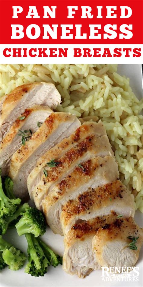 To cook flavorful, juicy chicken, you can bake them in the oven with a parchment paper cover. Pan Fried Chicken Breast | Renee's Kitchen Adventures