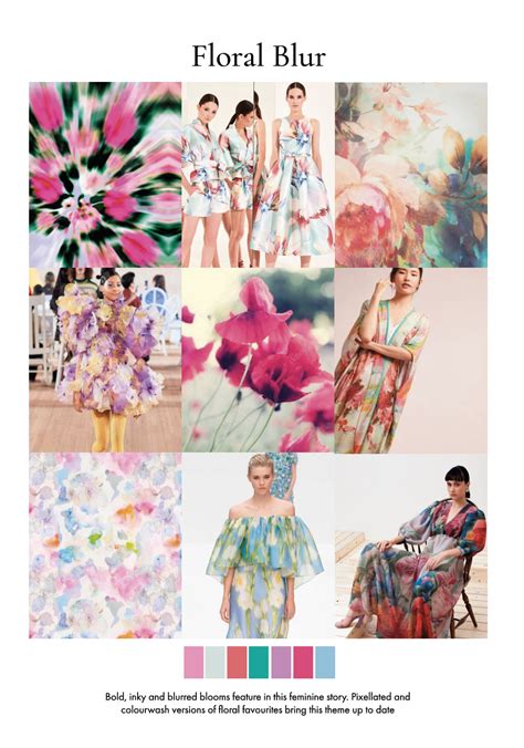 Ss21 Print And Pattern Trend Forecast Summer Color Trends Mood Board