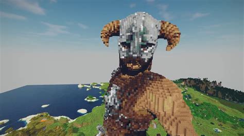 Minecraft Skyrim Dragonborn Build Elder Scrolls Youtube