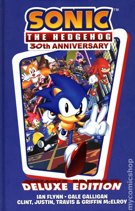 Sonic The Hedgehog 30th Anniversary Hc 2021 Idw Deluxe Edition Comic
