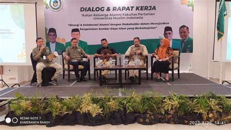 Ika Fakultas Pertanian Umi Sukses Menggelar Dialog Dan Rapat Kerja Media Online Indonesia