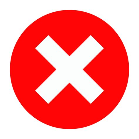 Signs Close Icon Png