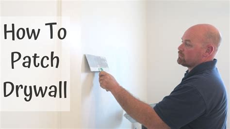 How To Patch A Hole In Drywall Youtube