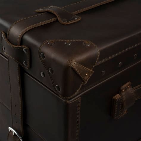 Leather Trunk Quality Full Grain Steamer Luggage Saddleback Leather